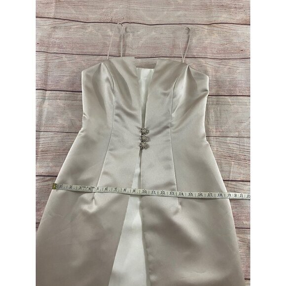 Michaelangelo A Line Wedding Gown No Train - 6 - Picture 4 of 14